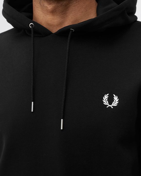 Fred Perry TIPPED HOODED SWEATSHIRT Black | BSTN Store