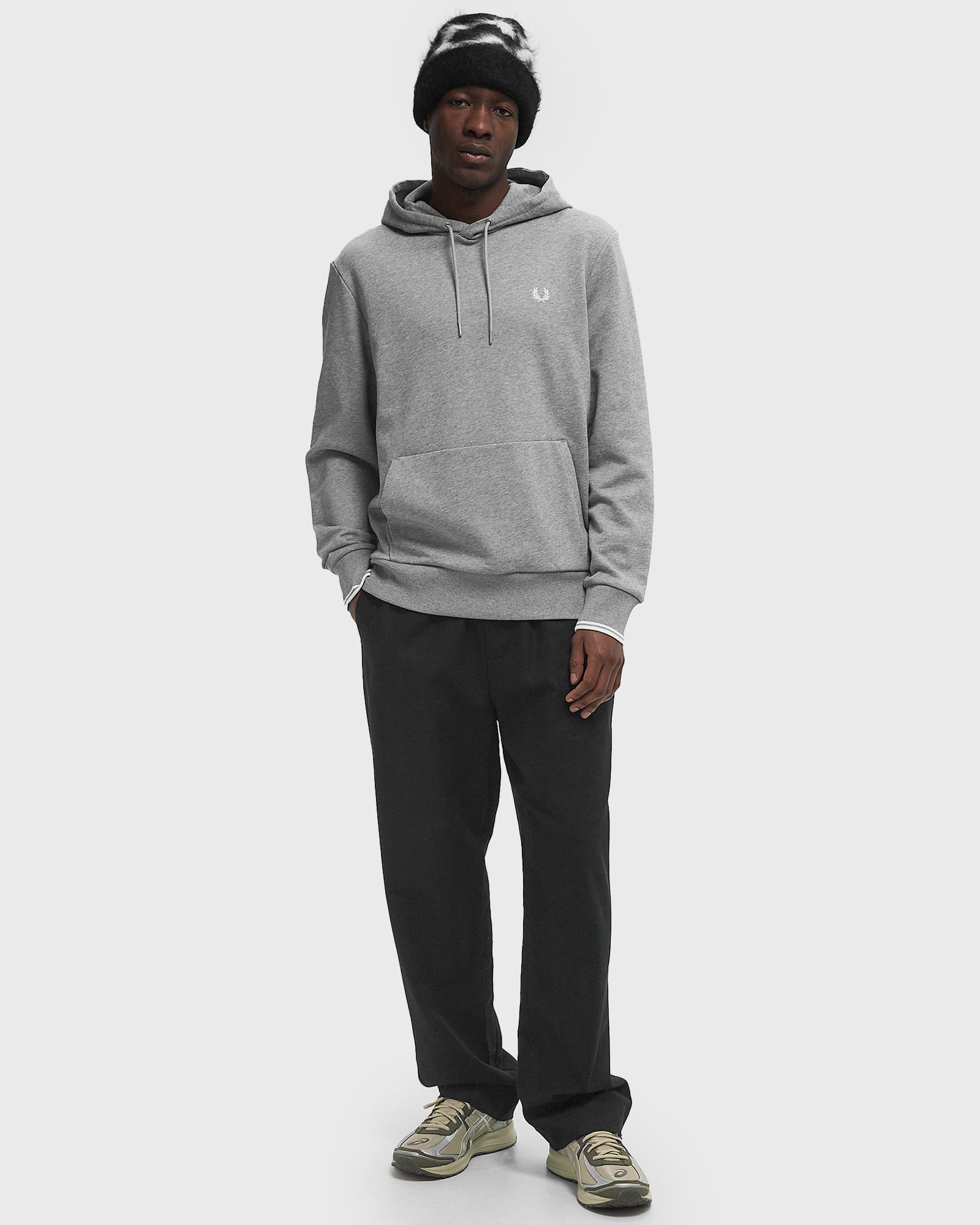 TIPPED HOODED SWEATSHIRT