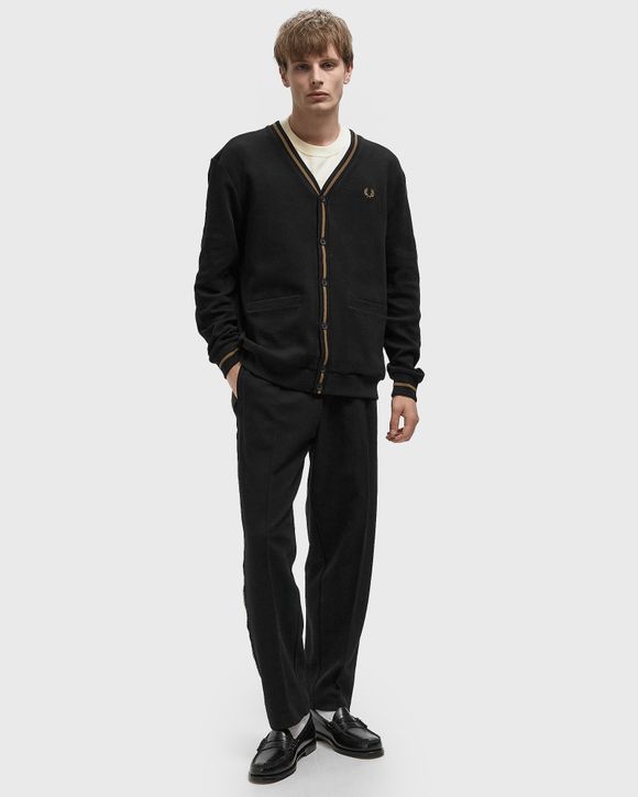 Thumbnail - TIPPED PIQUET EXTURE CARDIGAN