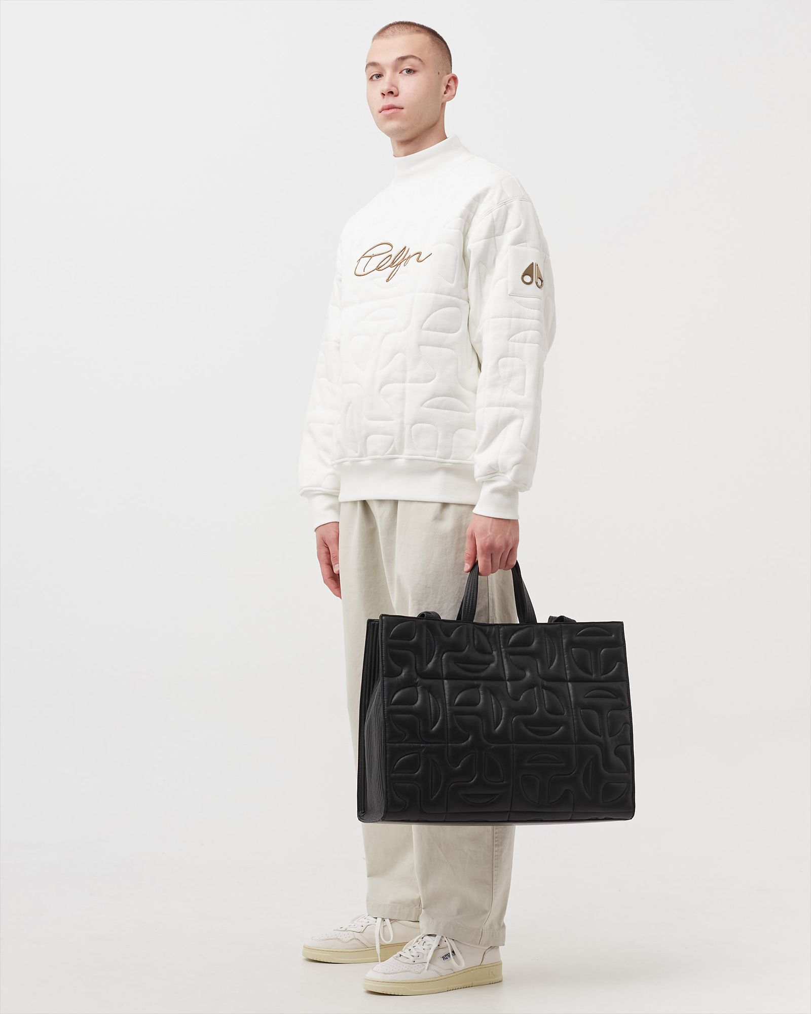 Moose Knuckles x Telfar LARGE LEATHERBAG