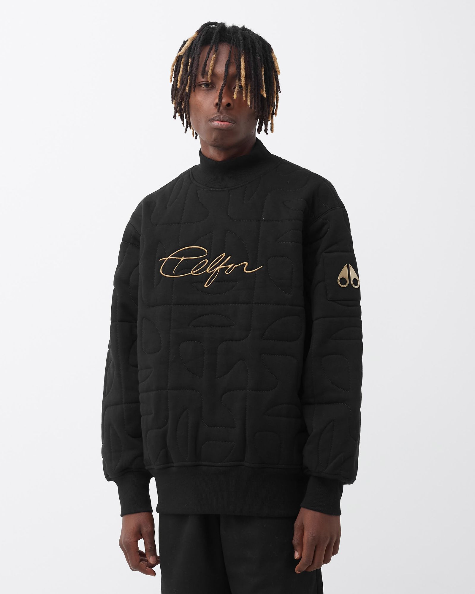 Moose Knuckles x Telfar QUILTED MOCKNECK