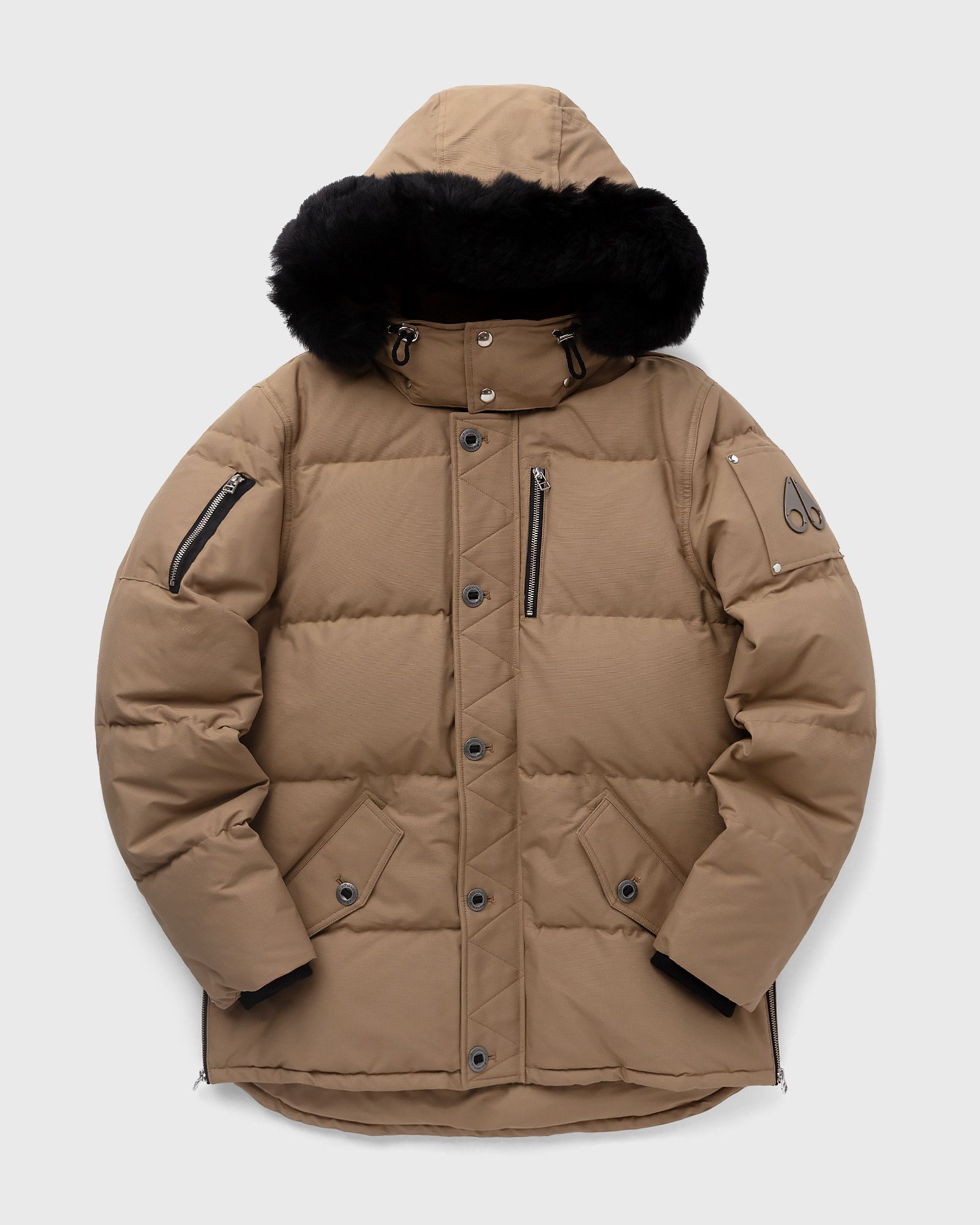 Moose Knuckles - original 3q jacket neoshear men down & puffer jackets|parkas brown in größe:m