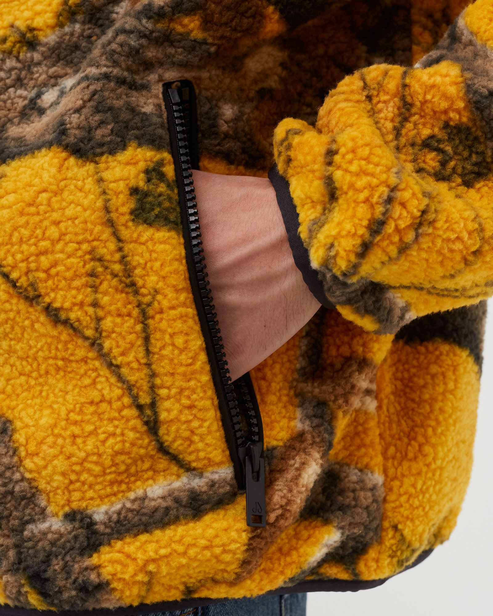 MK x POST MALONE SHERPA ZIP UP