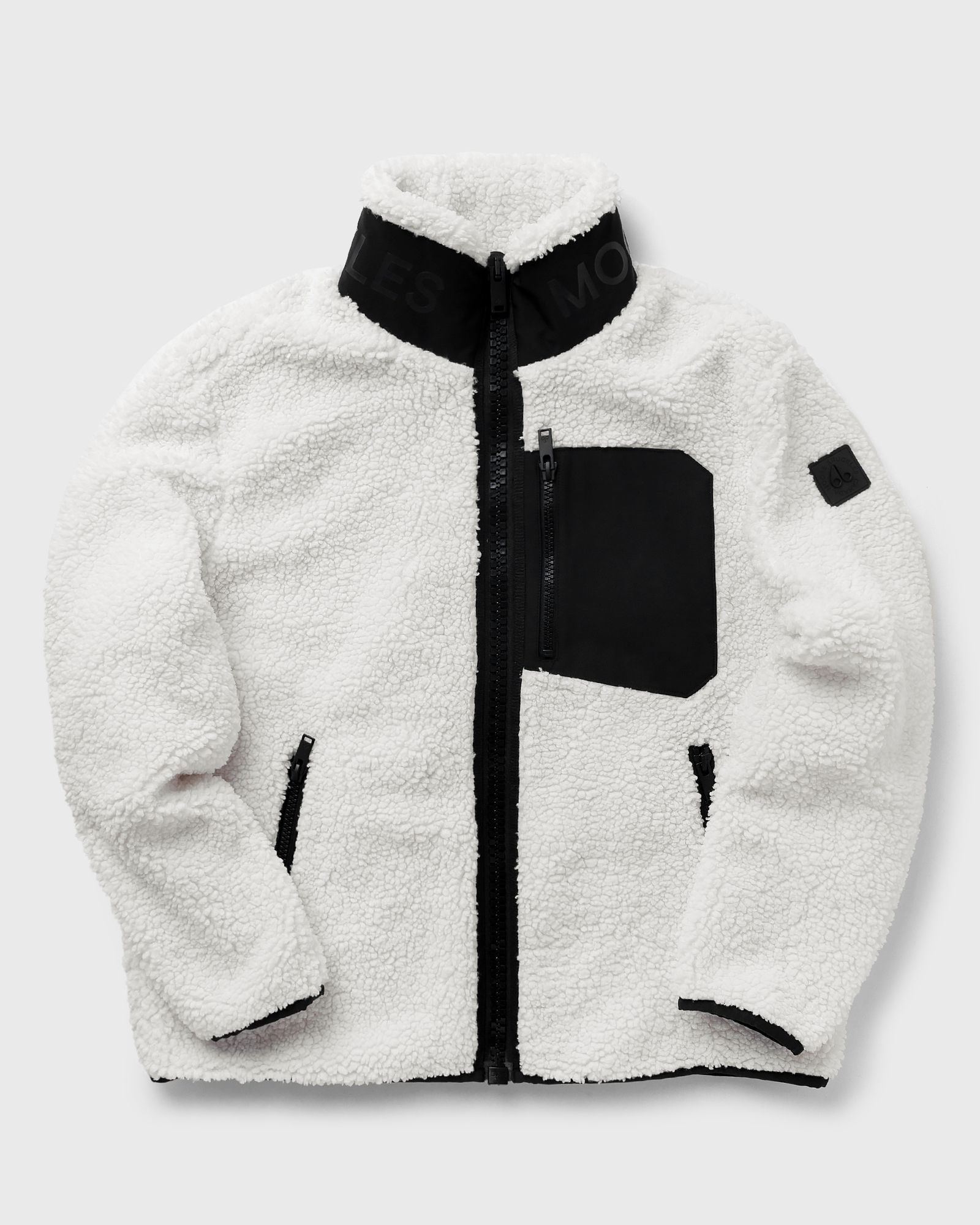 Moose Knuckles - saglek zip up men fleece jackets white in größe:l