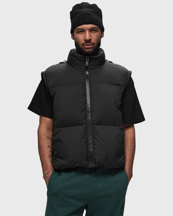 Ride With Me Nylon Cropped Puffer - Black