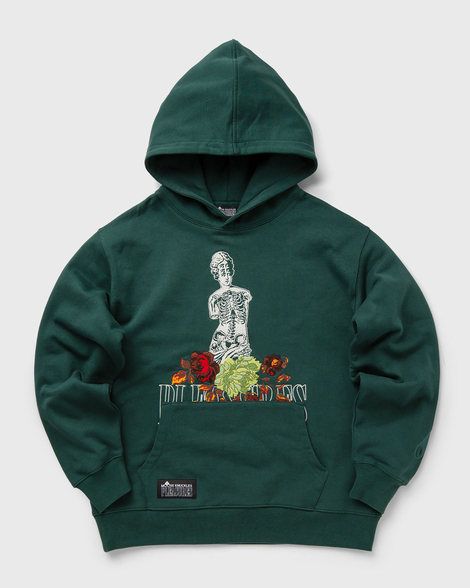 Moose Knuckles - x pleasures statue graphic hoodie men hoodies green in größe:xxl