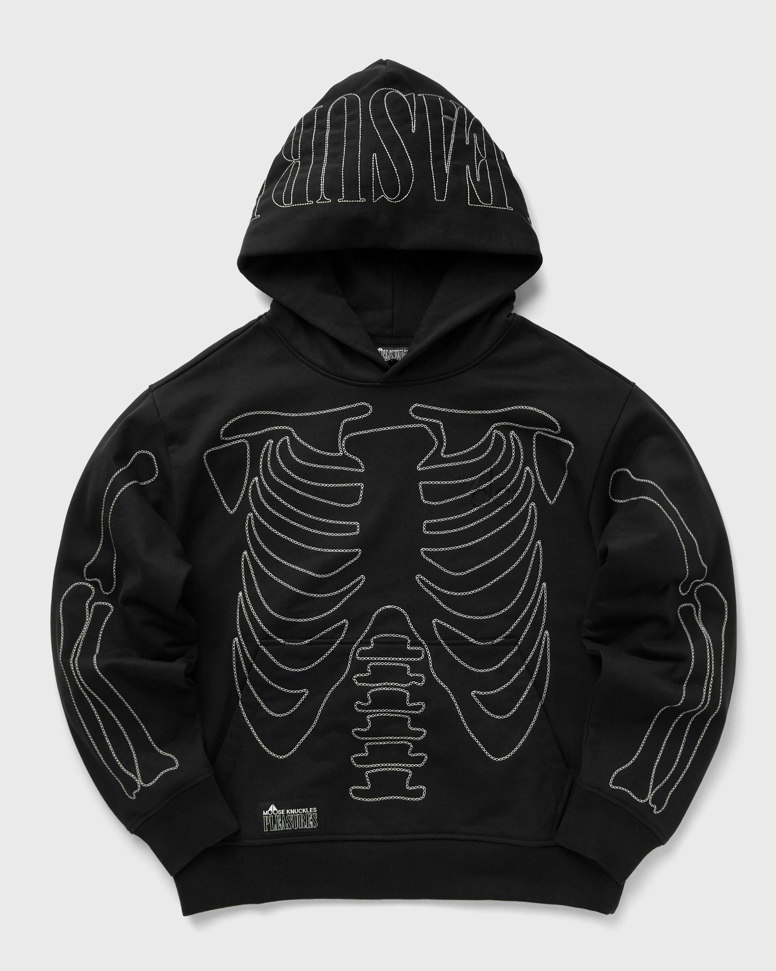 Moose Knuckles - x pleasures skeleton graphic hoodie men hoodies black in größe:m