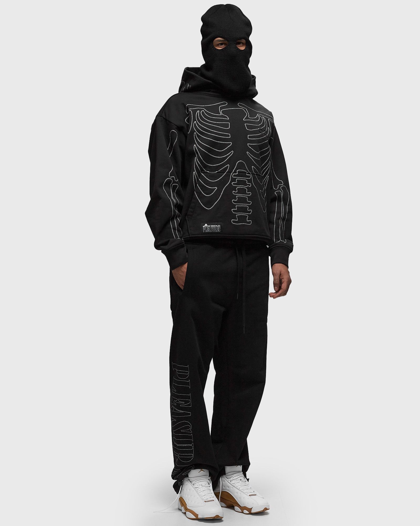 X PLEASURES SKELETON GRAPHIC HOODIE