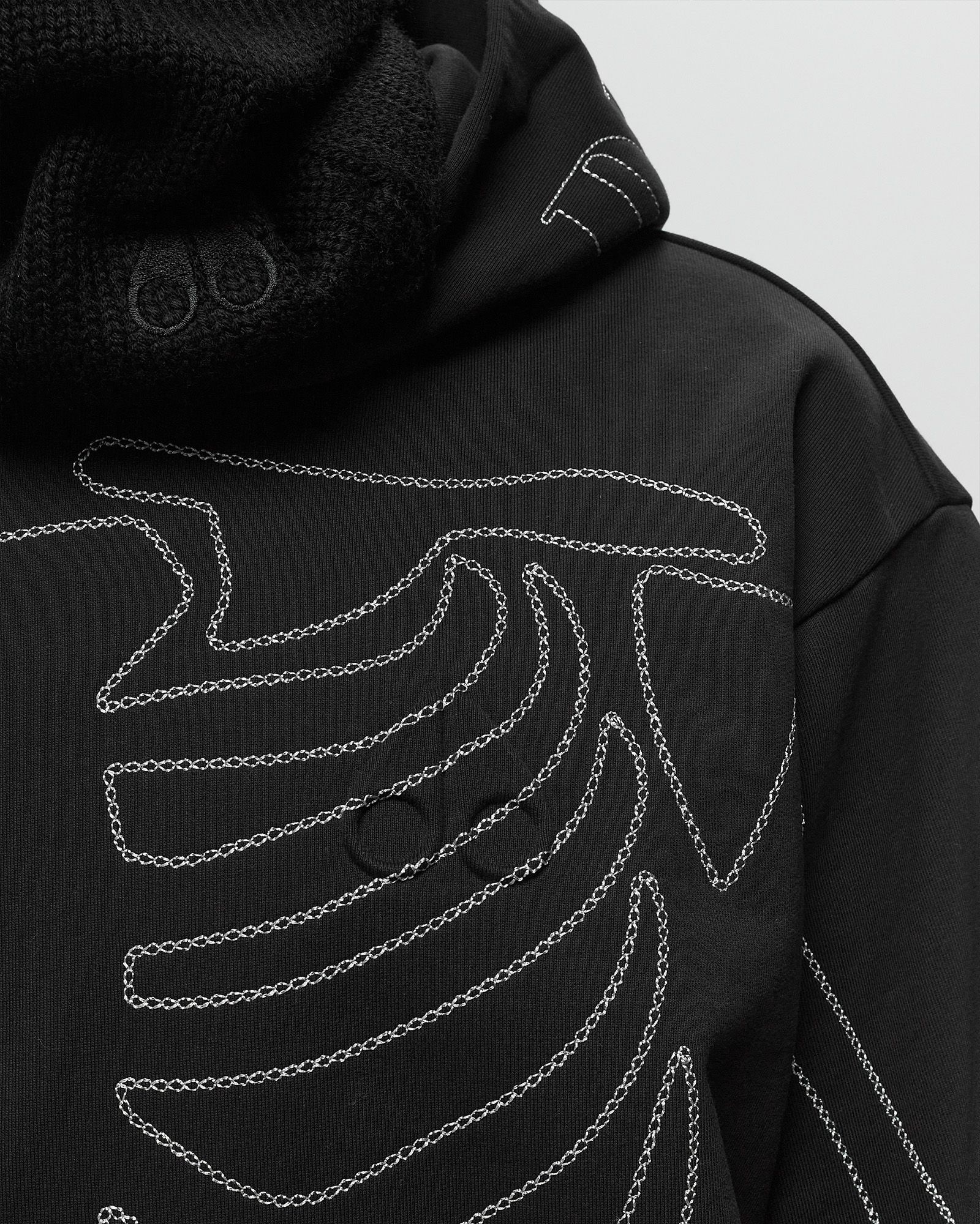 X PLEASURES SKELETON GRAPHIC HOODIE