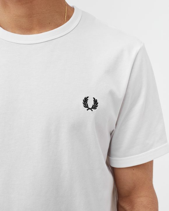 ★FRED PERRY★ Sport Ringer T-shirt White AFPM2513519100 Ringer T-Shirt - White | Men's T-Shirts | Designer T-Shirts