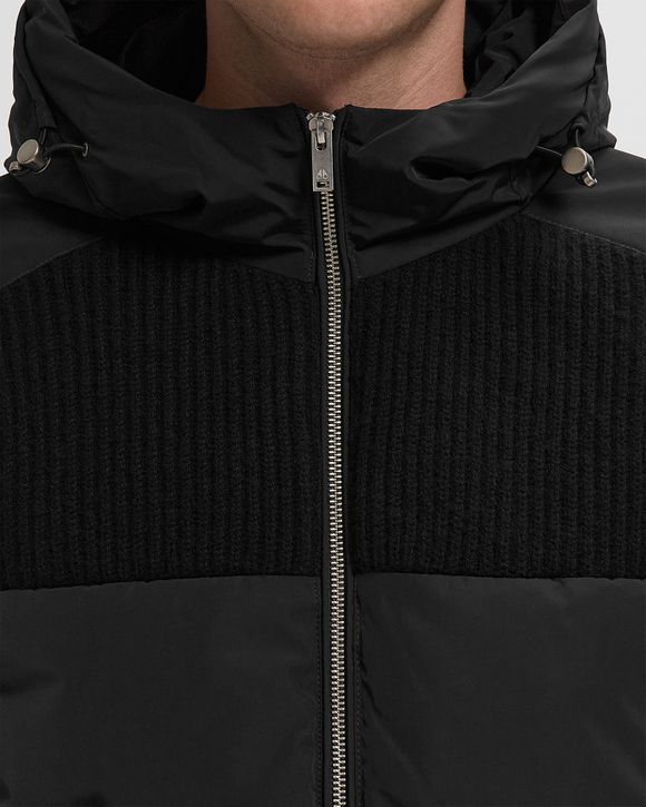 Moose Knuckles GLENVALE KNIT HYBRID Black | BSTN Store