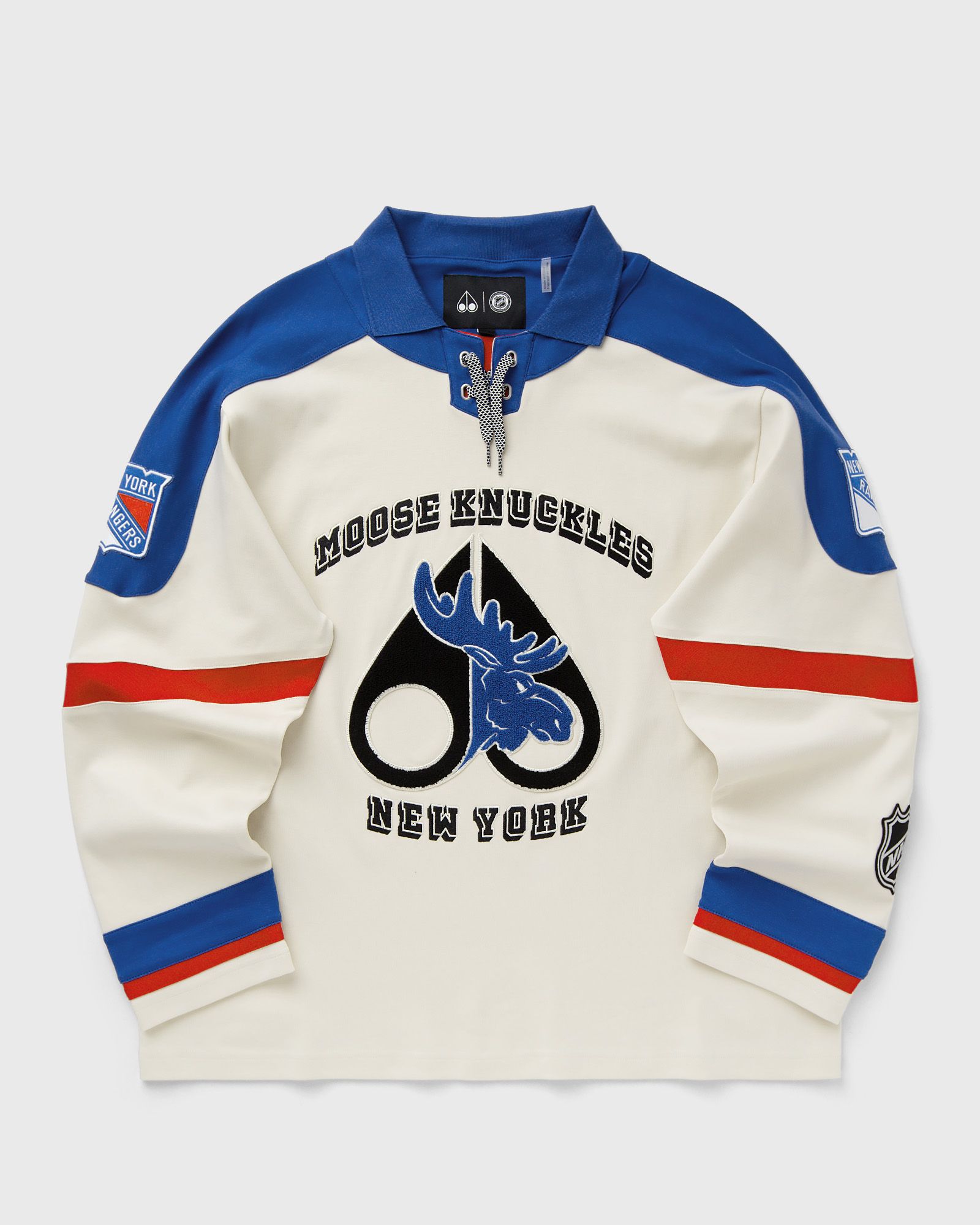 Moose Knuckles - Chandail Nhl X Moose Knuckles Rangers - Os / Rangers Bleu / Rouge Pour Homme-image