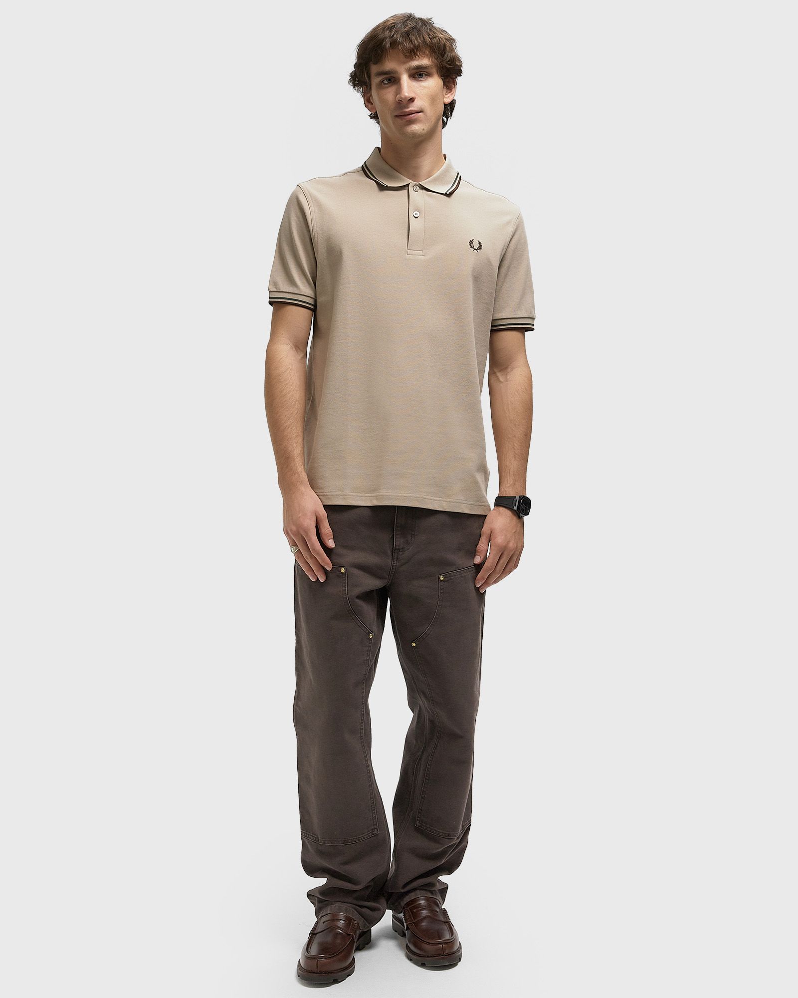 TWIN TIPPED FRED PERRY SHIRT