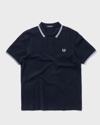 Fred Perry TWIN TIPPED FRED PERRY SHIRT Blue | BSTN Store