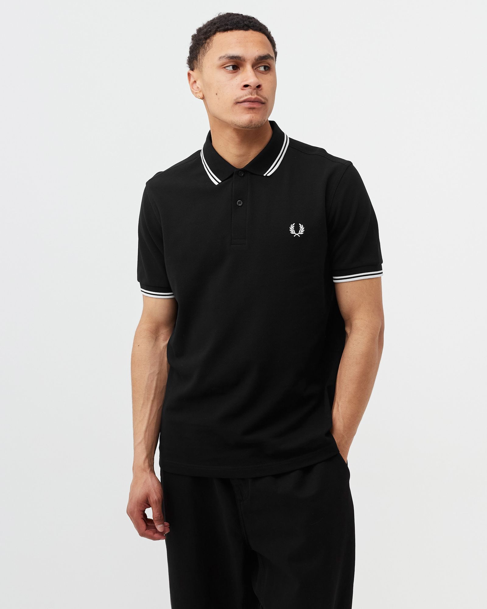 TWIN TIPPED FRED PERRY SHIRT