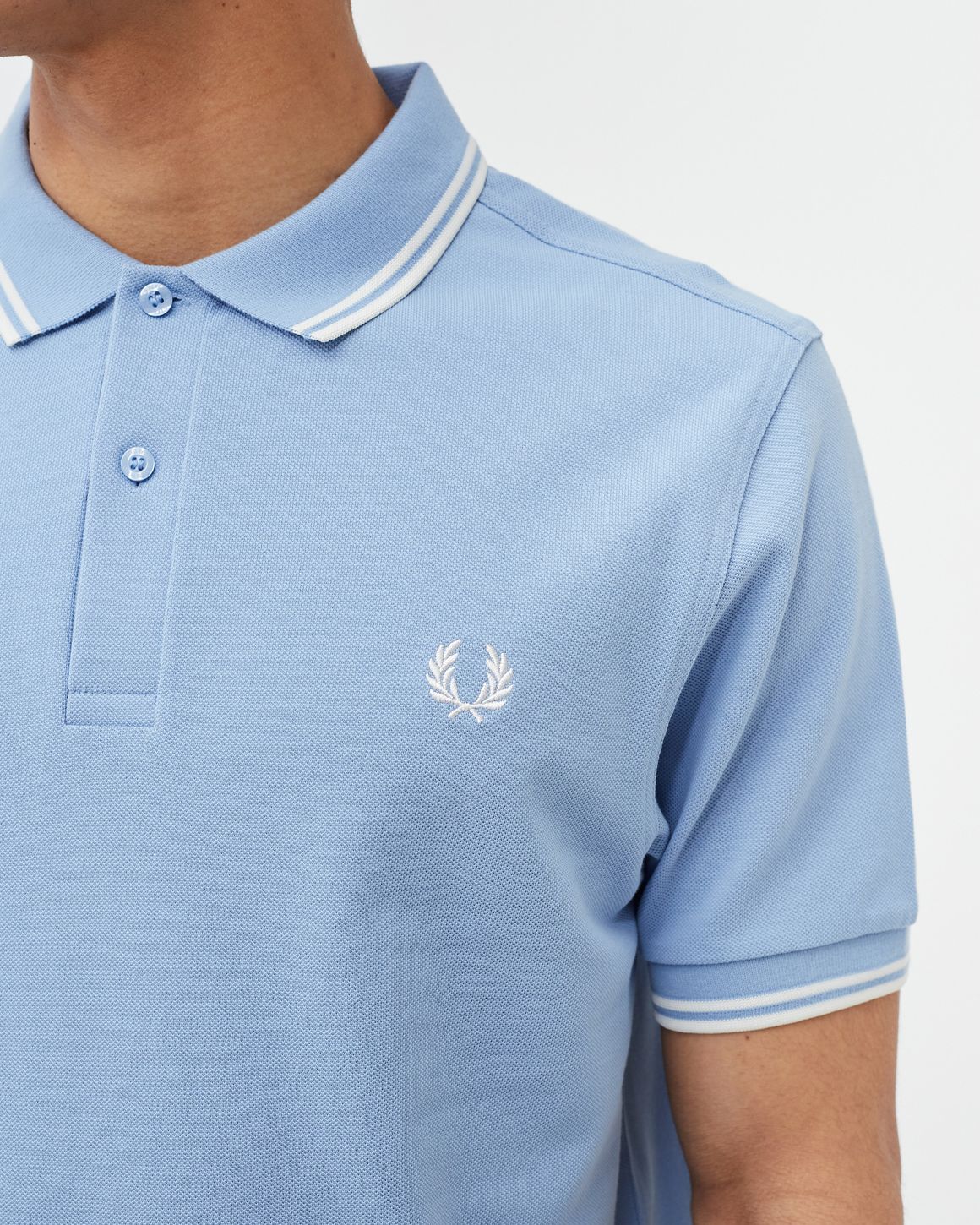 ★Muratg様/専用★FRED PERRY/TWIN TIPPED/M3600 Fred Perry Mens M3600 Twin Tipped Polo Shirt - Light Smoke