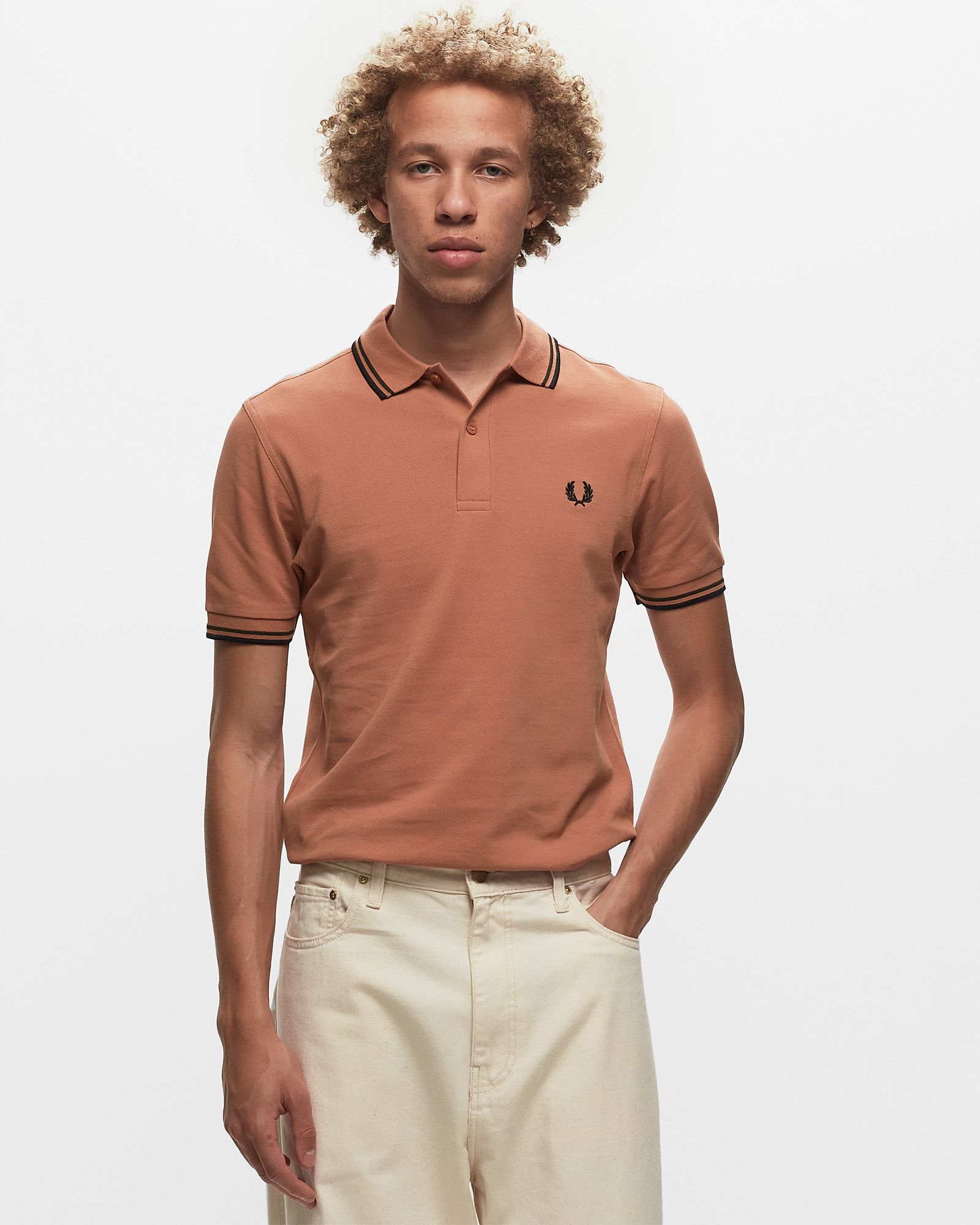 TWIN TIPPED FRED PERRY SHIRT