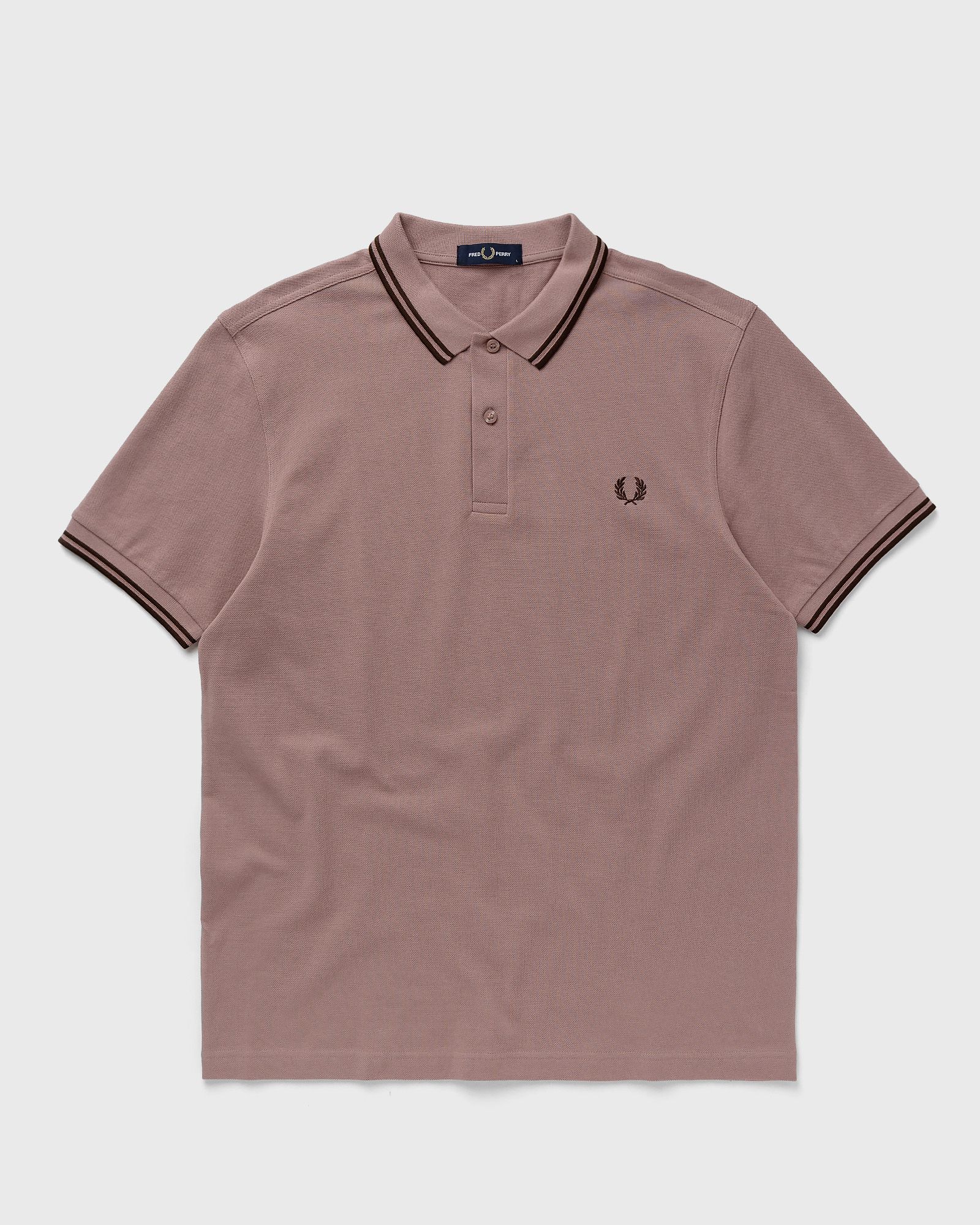 Fred Perry - twin tipped  shirt men polos pink in größe:xl