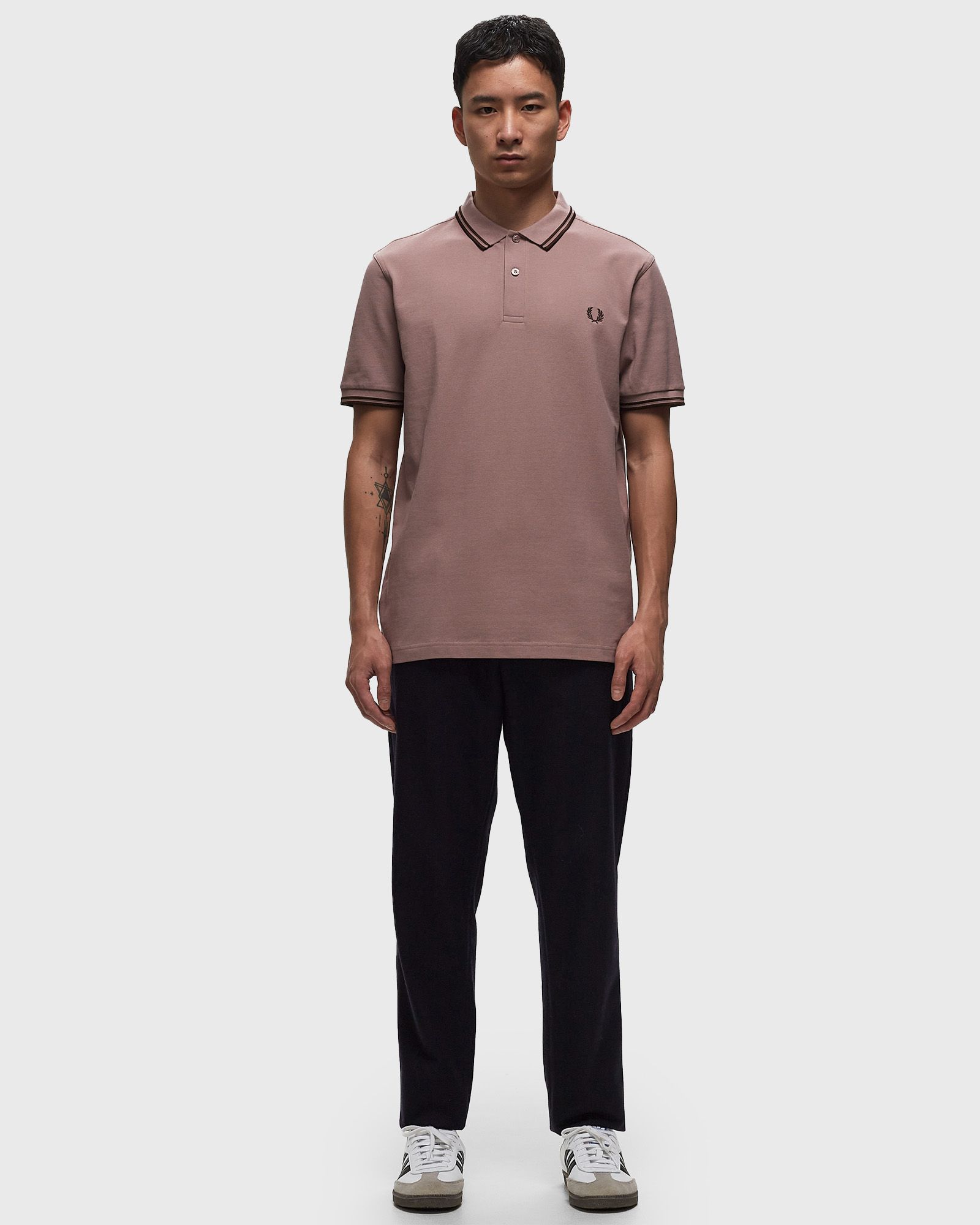 TWIN TIPPED FRED PERRY SHIRT
