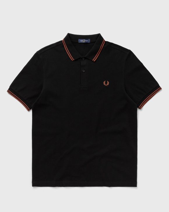 Fred Perry TWIN TIPPED FRED PERRY SHIRT Black | BSTN Store