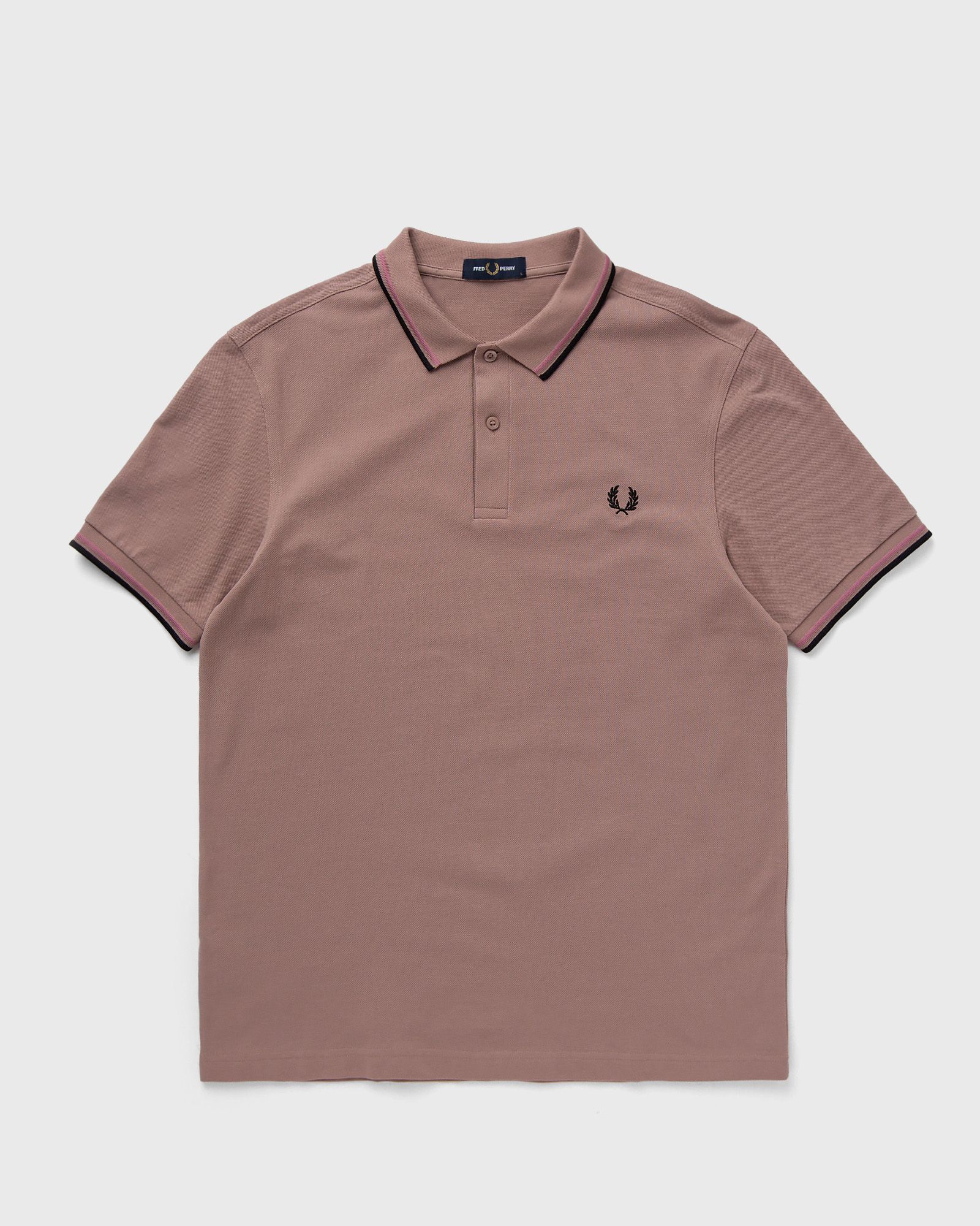 Fred Perry - twin tipped  shirt men polos pink in größe:xxl