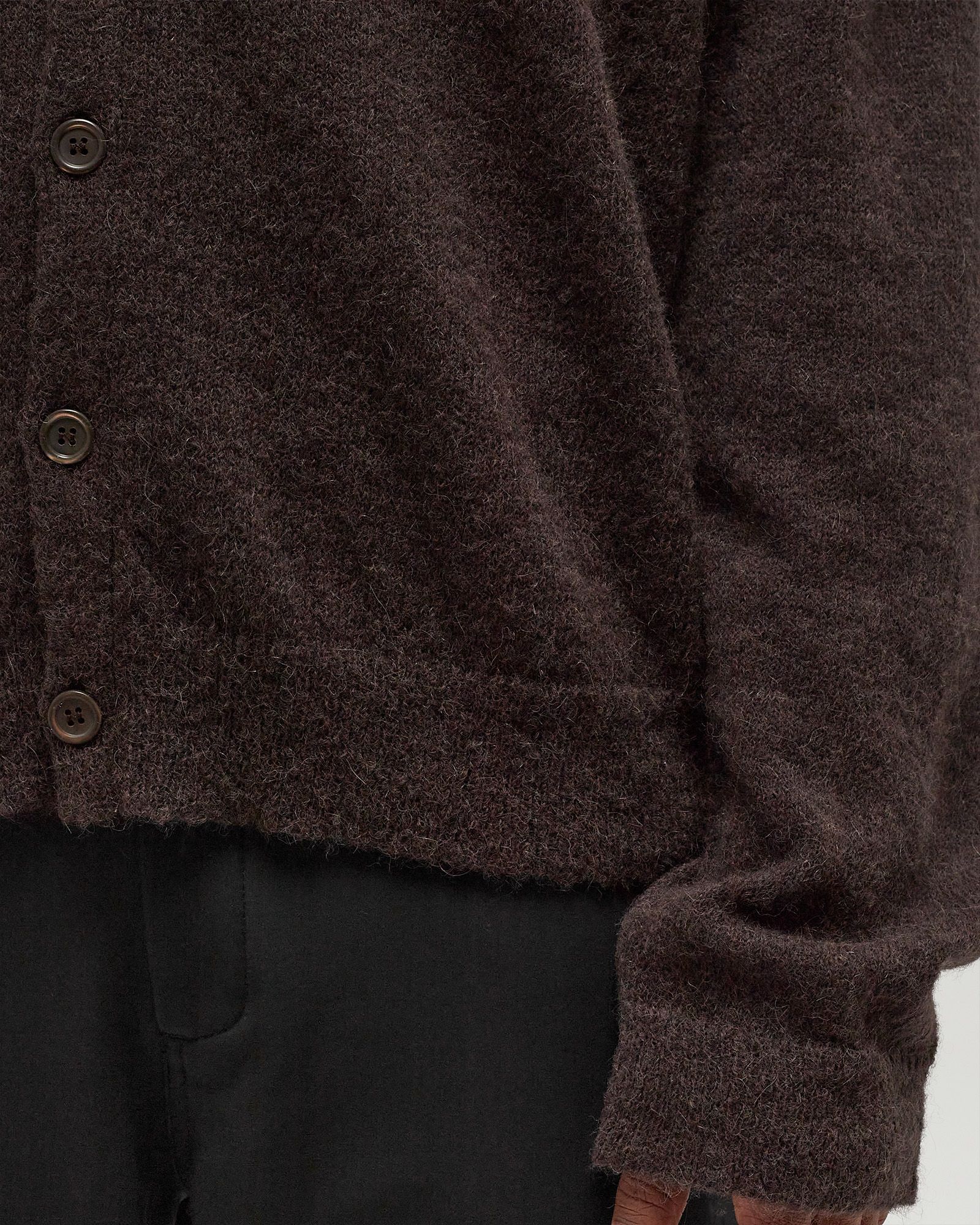 OUR LEGACY EVENING POLO Brown 46サイズ Our Legacy - BROWN ALPACA EVENING POLO – LE LABO STORE