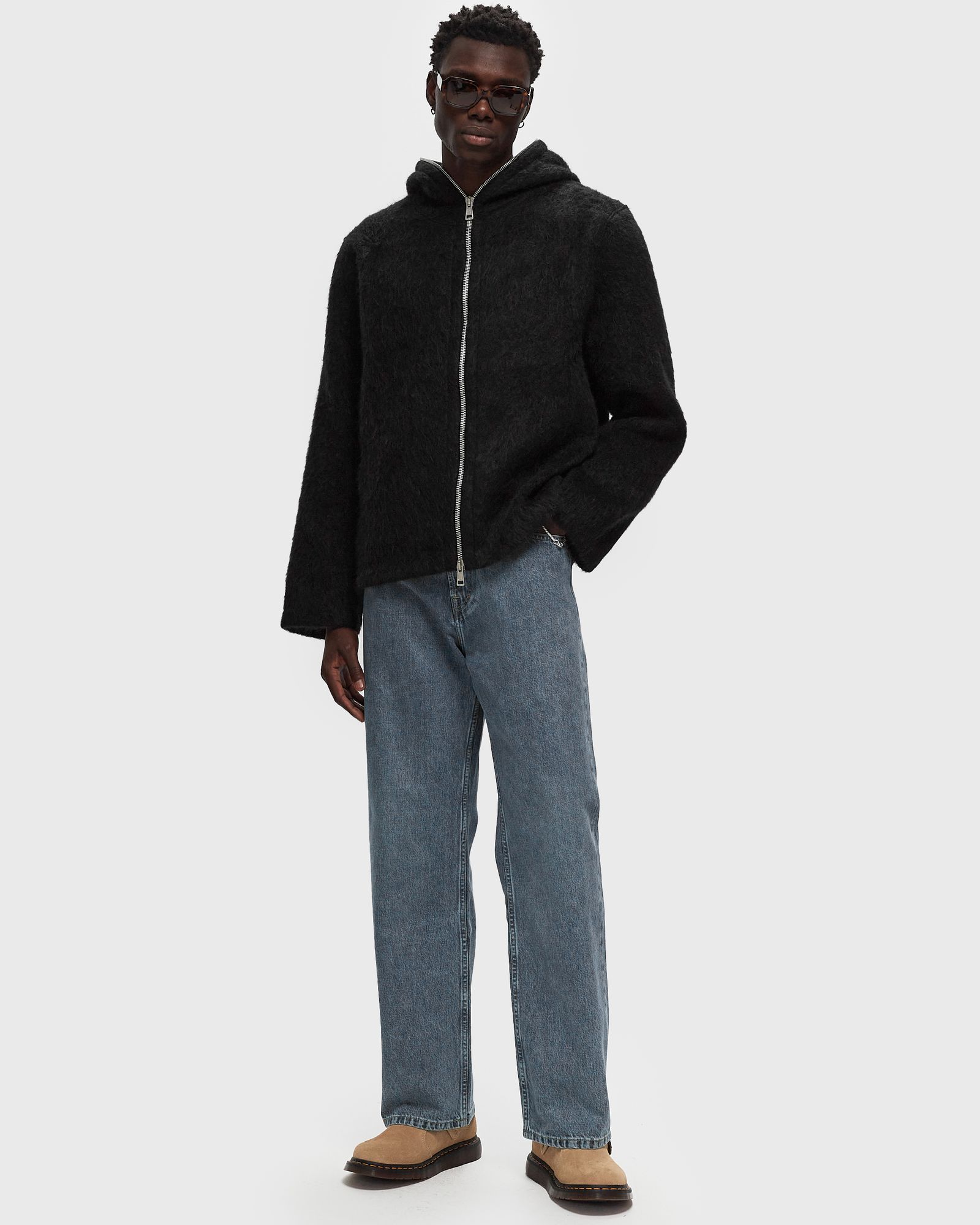Our Legacy FULL ZIP HOOD Black | BSTN Store