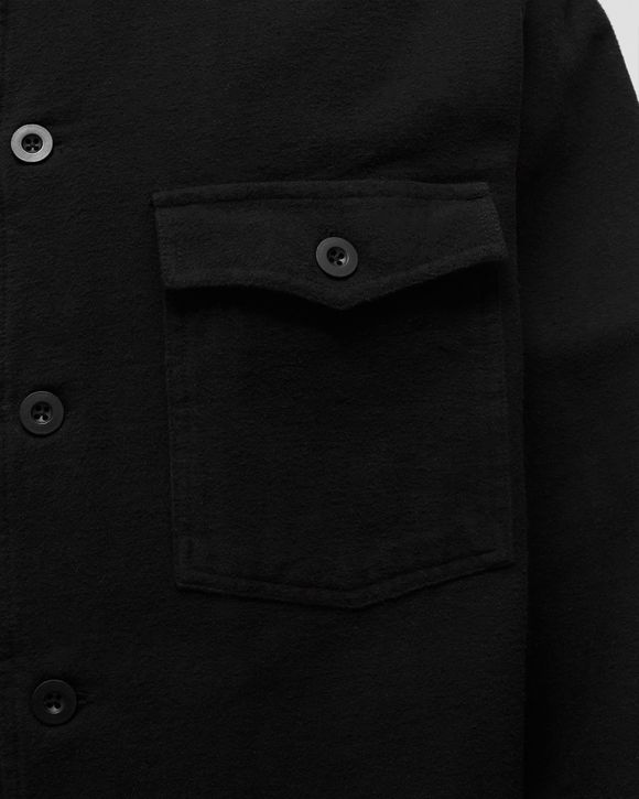 Our Legacy EVENING COACH JACKET Black - BLACK BRUSHED COTTON