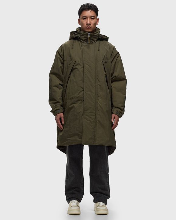 Our Legacy FENRIR PARKA Green - PINE HIGH TWIST SOLARO