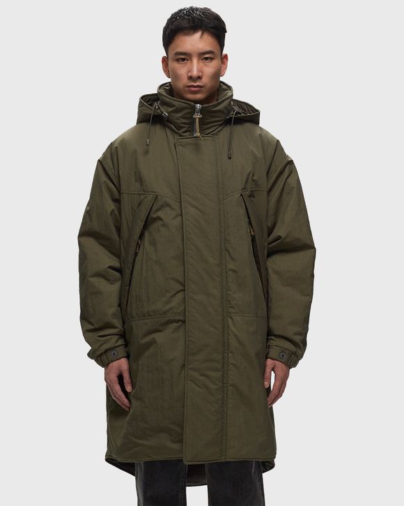 Our Legacy FENRIR PARKA Green - PINE HIGH TWIST SOLARO