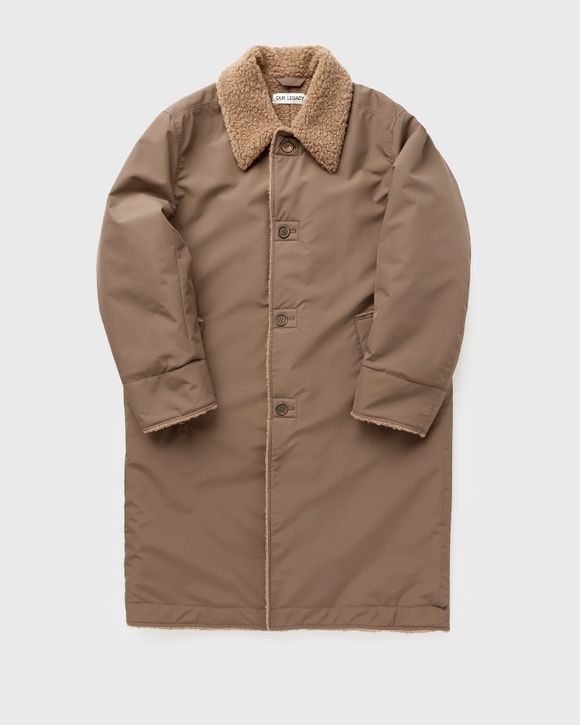 Our Legacy POLAR COAT Grey - MURKEY CLAY COMPACT TECH