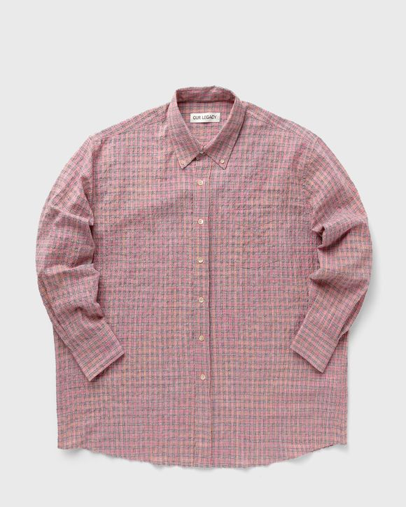 Our Legacy BORROWED BD SHIRT Pink - PINK KIMBLE CHECK