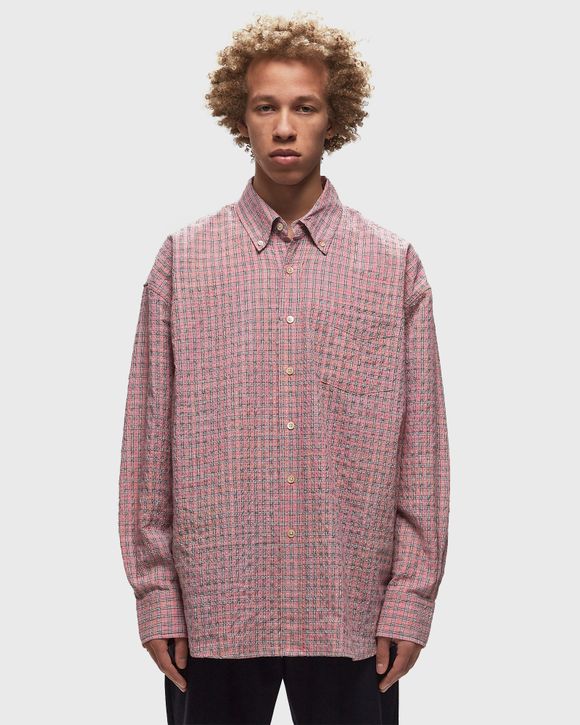 Our Legacy BORROWED BD SHIRT Pink - PINK KIMBLE CHECK