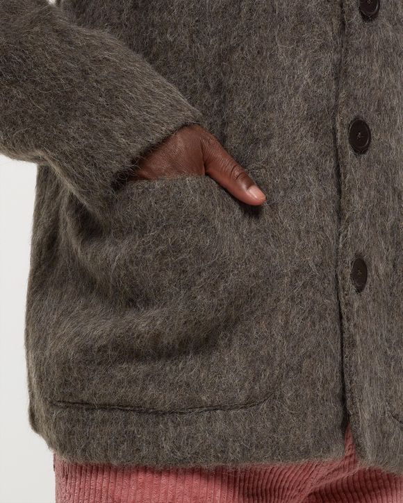 Our Legacy CARDIGAN Grey - MOLE GREY MOHAIR