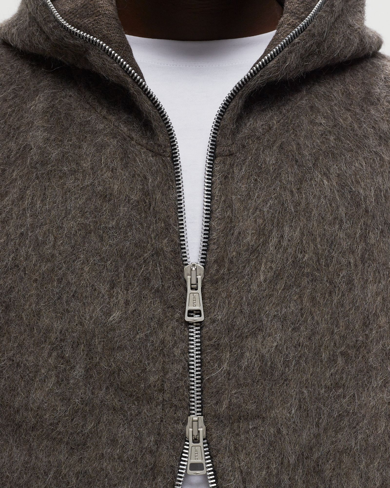 p*i様 OUR LEGACY FULL ZIP HOOD Grey 48 Our Legacy FULL ZIP HOOD Grey | BSTN Store