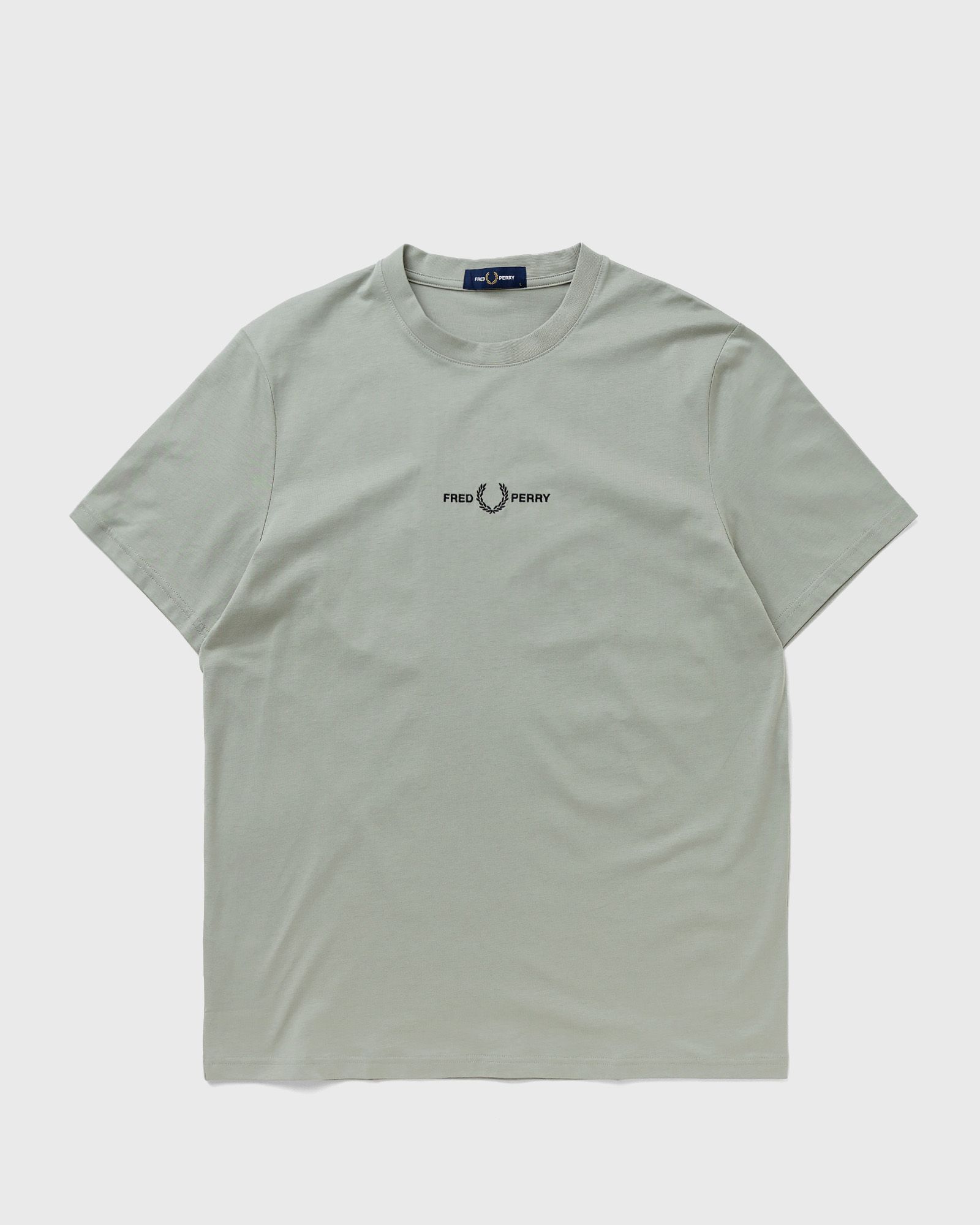 fred perry embroidered t-shirt men shortsleeves
