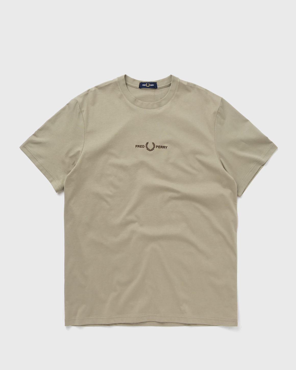 Fred Perry Embroidered T-Shirt Beige | BSTN Store