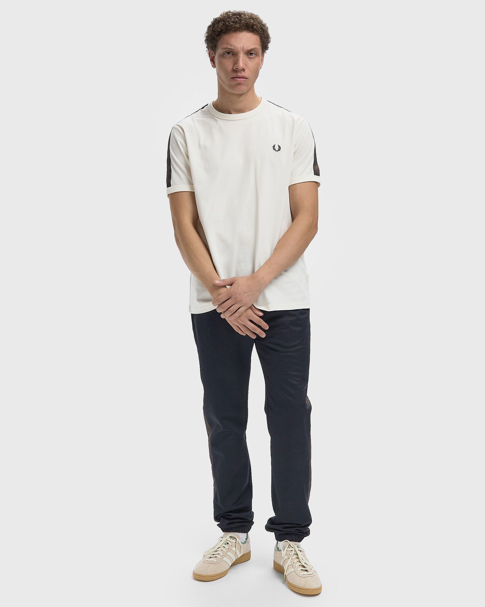CONTRAST TAPE RINGER T-SHIRT