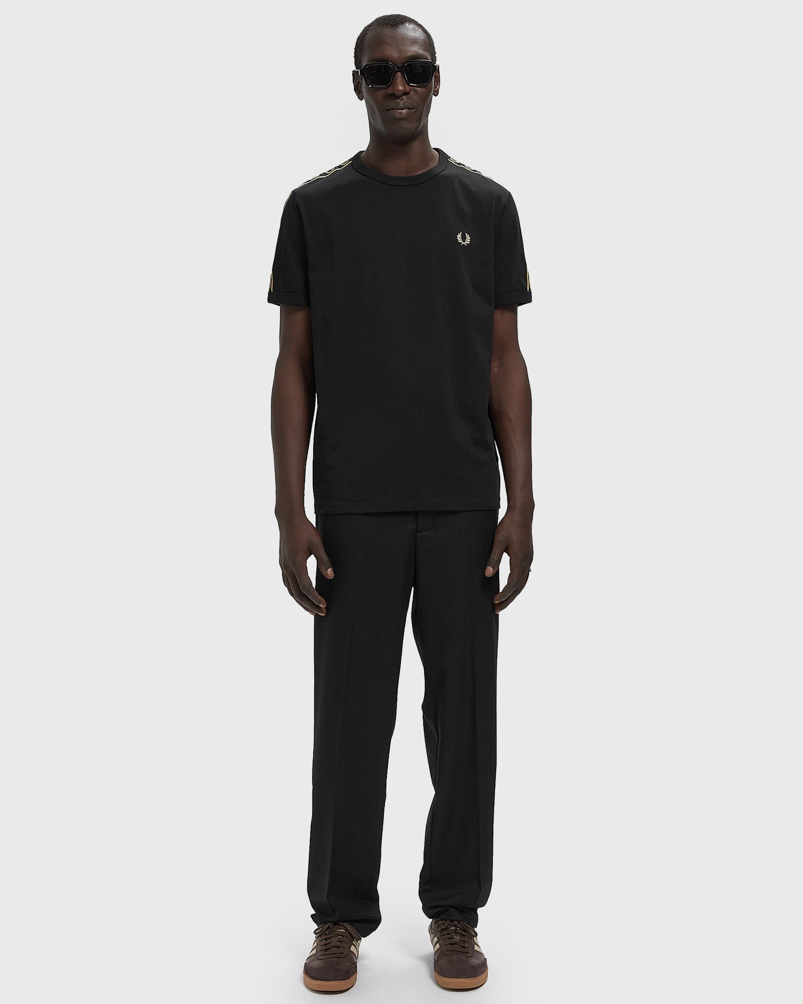 CONTRAST TAPE RINGER T-SHIRT