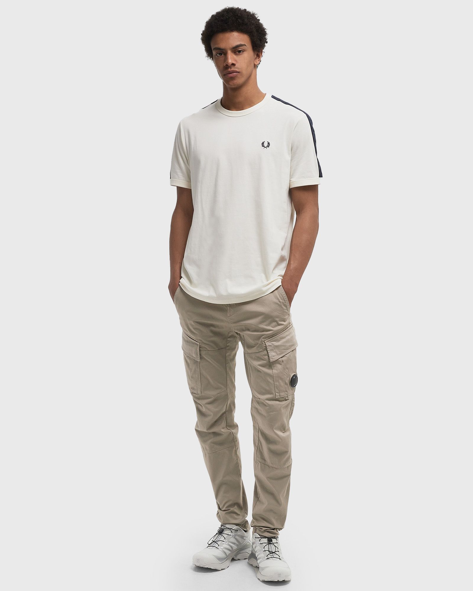 CONTRAST TAPE RINGER T-SHIRT