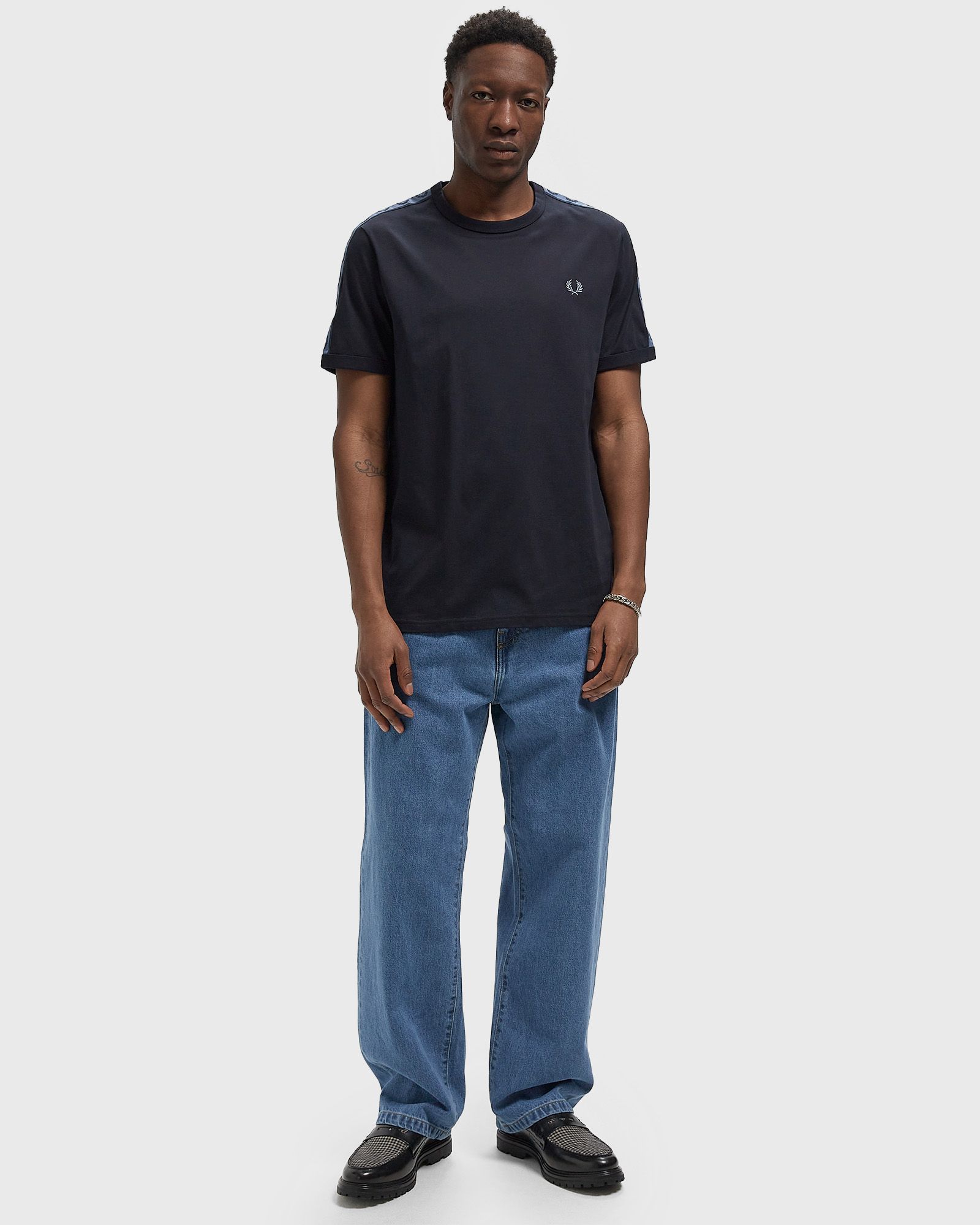 CONTRAST TAPE RINGER T-SHIRT