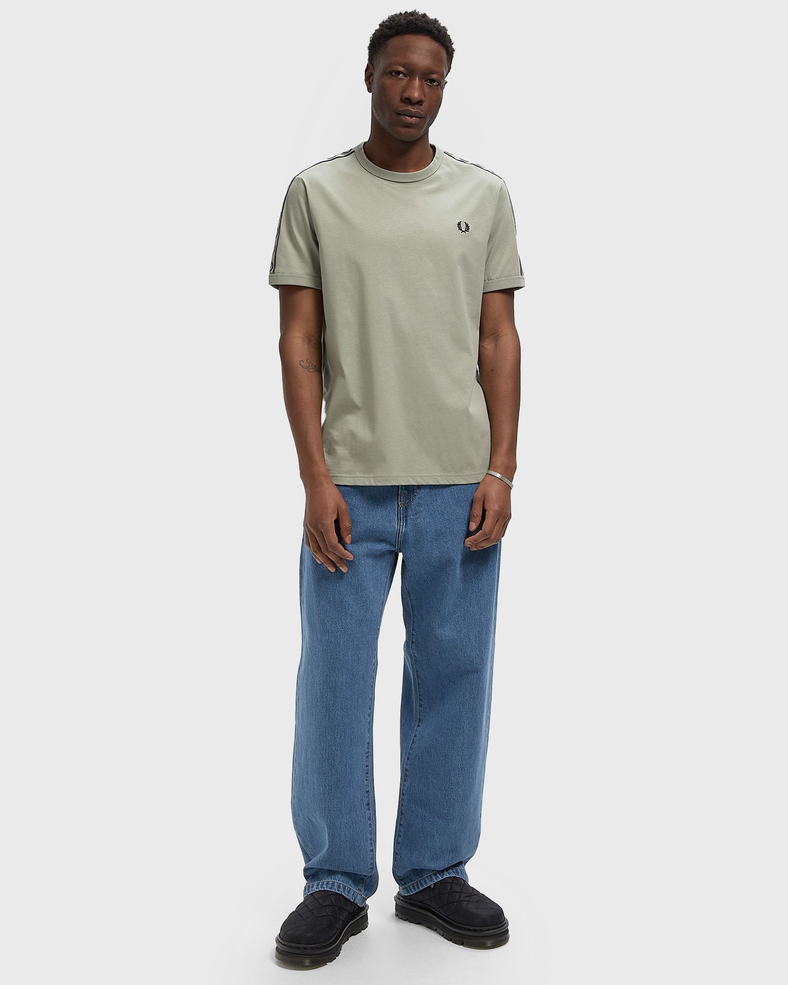 CONTRAST TAPE RINGER T-SHIRT