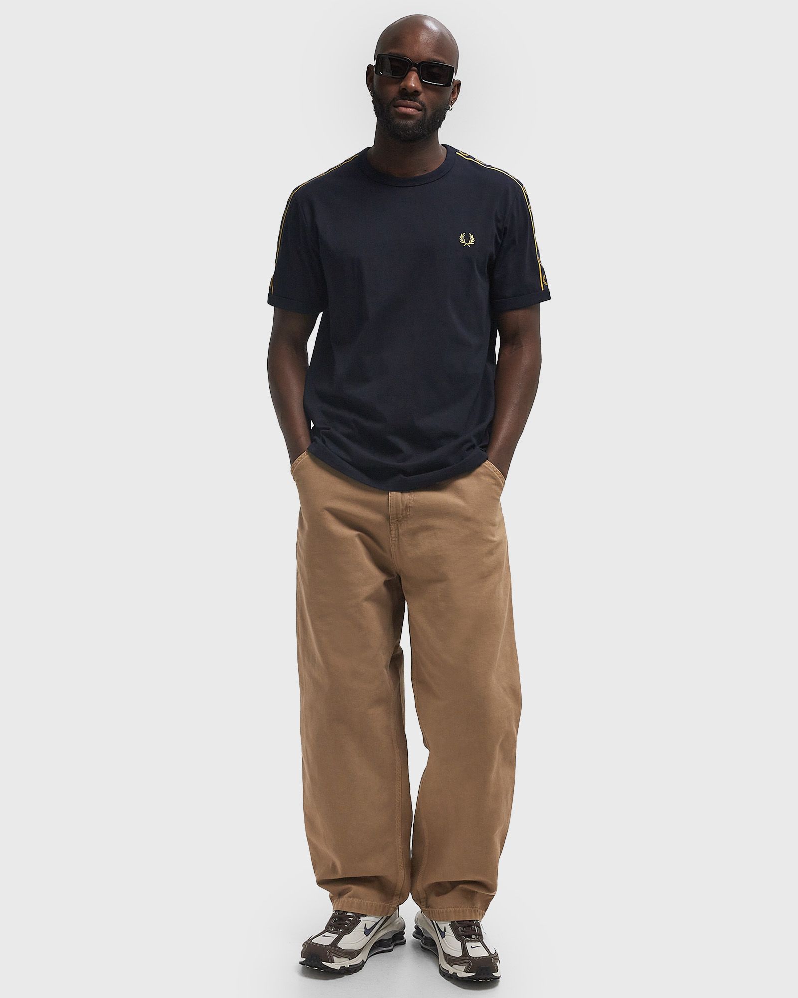 CONTRAST TAPE RINGER T-SHIRT