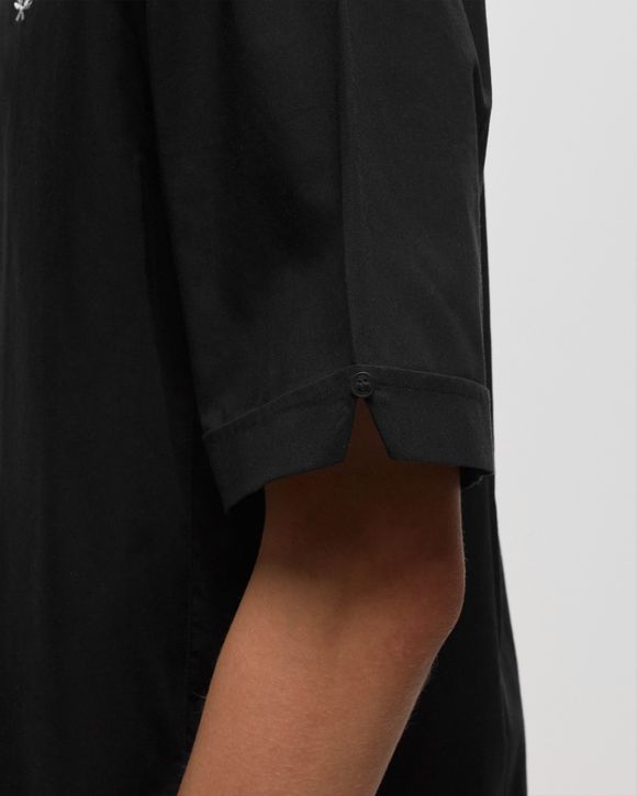 Tipped Hem Revere Collar Shirt