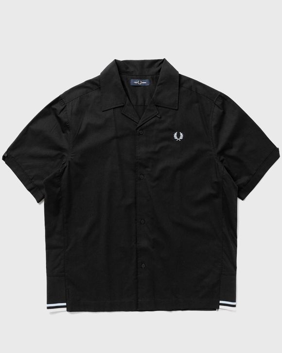 Tipped Hem Revere Collar Shirt