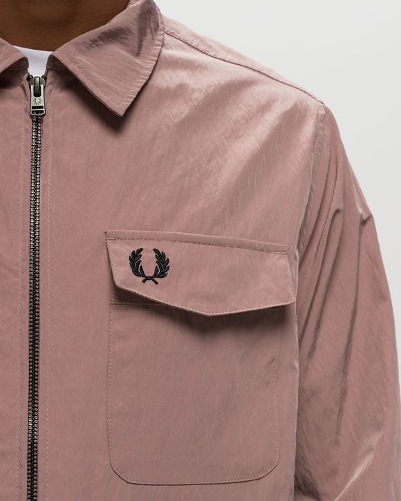 Fred Perry ZIP OVERSHIRT Pink | BSTN Store