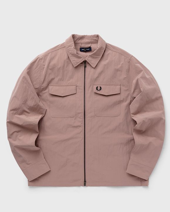 Fred Perry ZIP OVERSHIRT Pink | BSTN Store