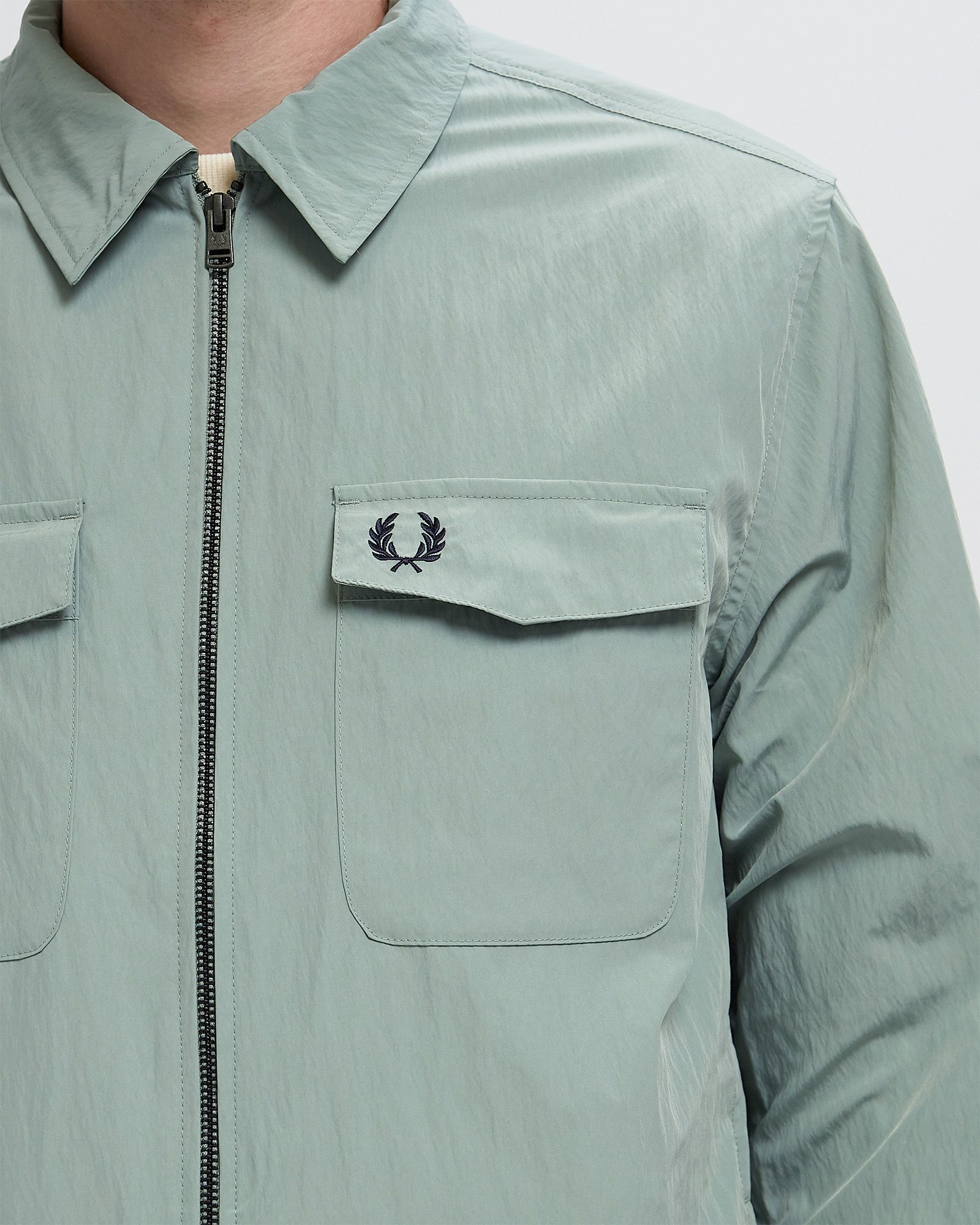 ZIP THROUGH OVERSHIRT