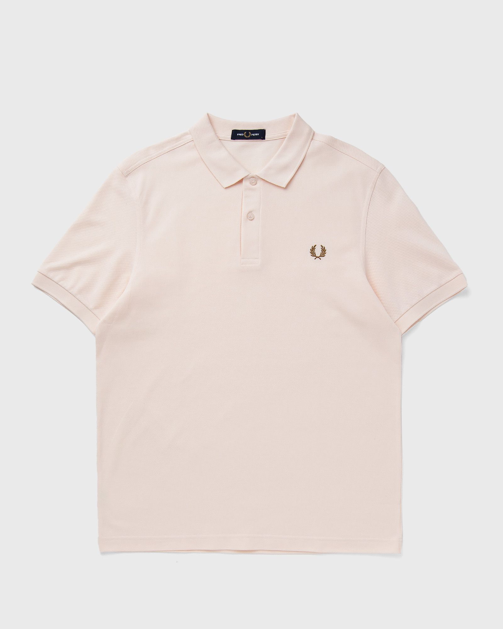 Fred Perry - plain  shirt men polos pink in größe:xl