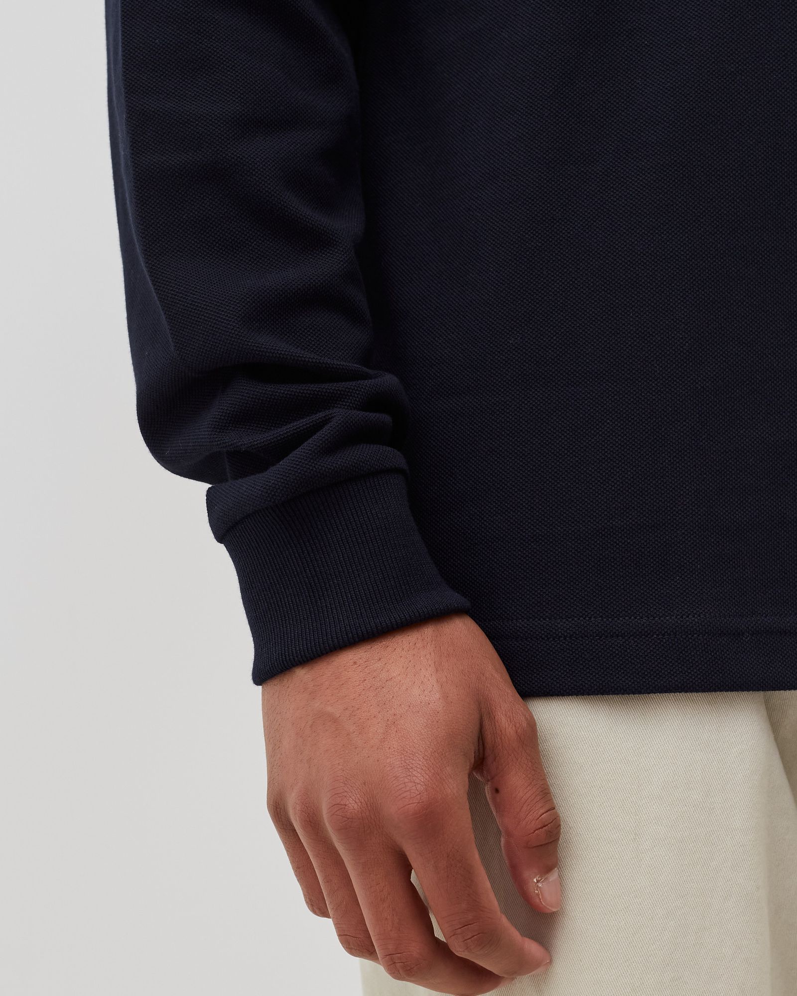 LS PLAIN FRED PERRY SHIRT